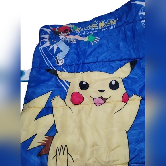 Vintage Pokeman Nintendo Gotta‎ Catch Em All Sleeping Blanket (no zipper) - Picture 1 of 10